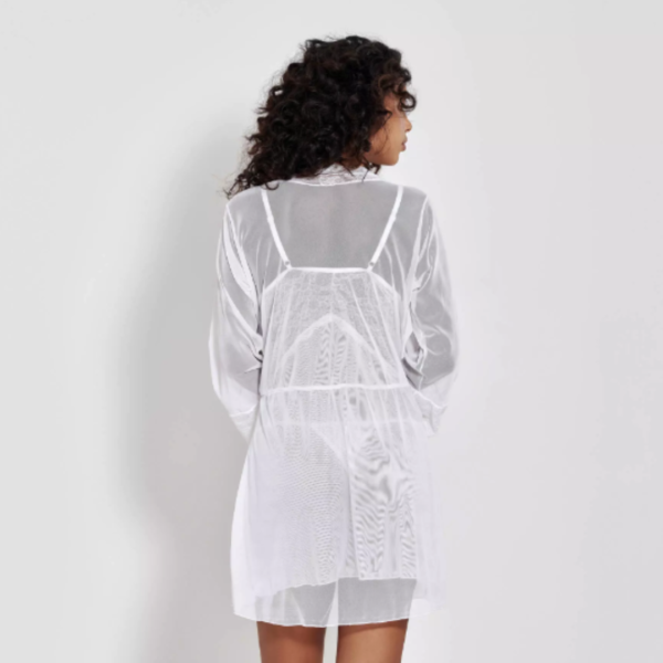 KIT AMORE CAMISOLA E ROBE EM TULE COM DETALHES EM RENDA P M G GG 5 CORES MIMAR 425-1007 - Imagem 7