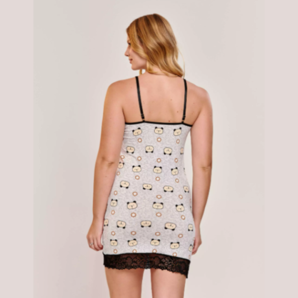 CAMISOLA JUJU SEM BOJO COM ESTAMPA E RENDA P M G GG 11 CORES MIMAR 425-1027 - Imagem 8