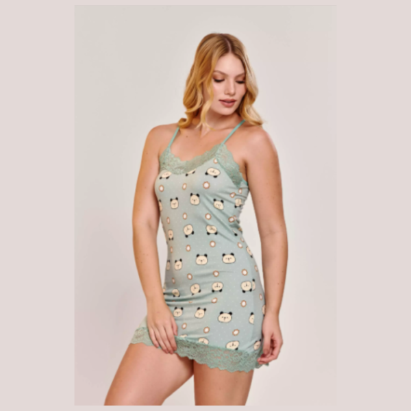CAMISOLA JUJU SEM BOJO COM ESTAMPA E RENDA P M G GG 11 CORES MIMAR 425-1027 - Imagem 11