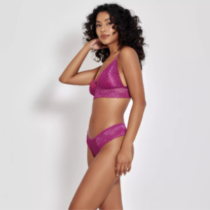 CONJUNTO KIMBERLY CALCINHA E SUTIÃ SEM BOJO EM TULE E RENDA P M G GG 3 CORES MIMAR 570-5712