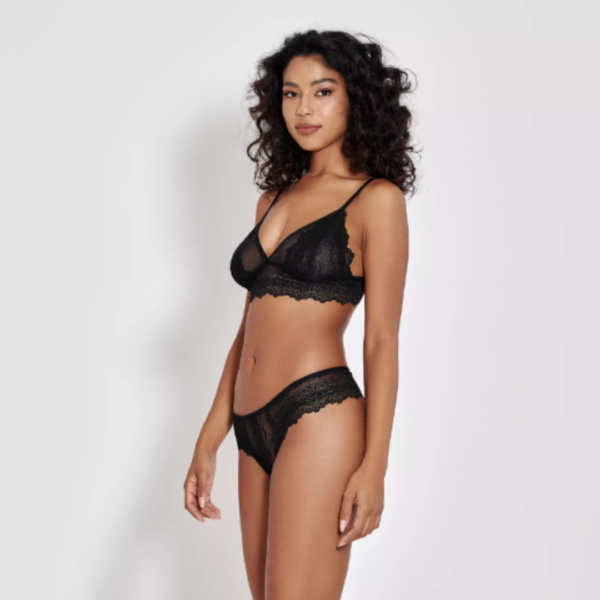 CONJUNTO KIMBERLY CALCINHA E SUTIÃ SEM BOJO EM TULE E RENDA P M G GG 3 CORES MIMAR 570-5712 - Imagem 11