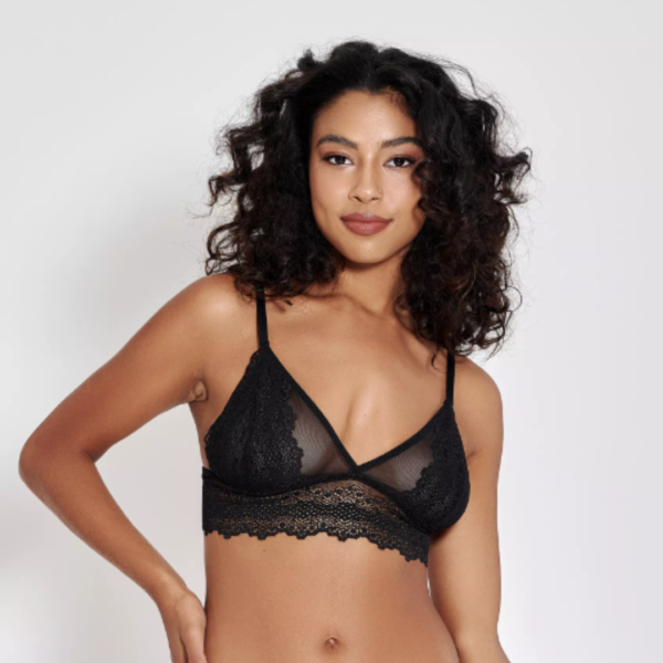 CONJUNTO KIMBERLY CALCINHA E SUTIÃ SEM BOJO EM TULE E RENDA P M G GG 3 CORES MIMAR 570-5712 - Imagem 12