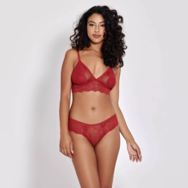 CONJUNTO KIMBERLY CALCINHA E SUTIÃ SEM BOJO EM TULE E RENDA P M G GG 3 CORES MIMAR 570-5712 - Imagem 23