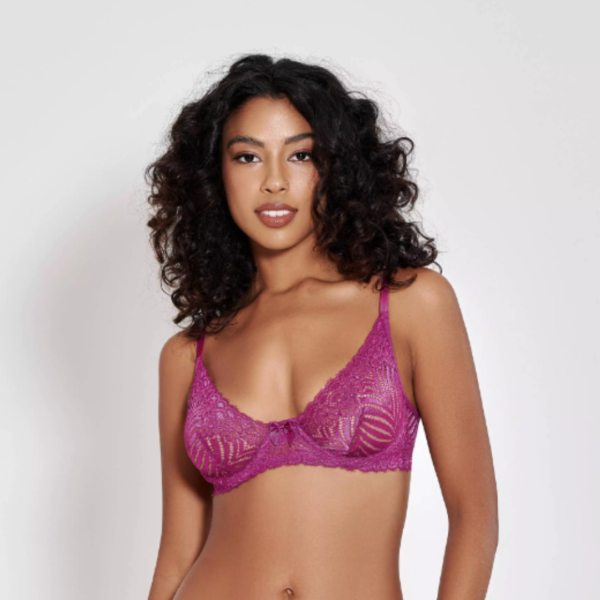 CONJUNTO LADY DE CALCINHA E SUTIÃ SEM BOJO EM RENDA P M G GG 3 CORES MIMAR 570-5714 - Imagem 12
