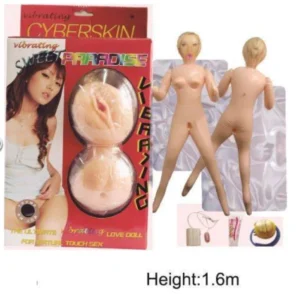 BONECA INFLÁVEL MULHER 1,60M COM ÂNUS E VAGINA COM VIBRADOR BOCA NÃO PENETRÁVEL SWEET PARADISE KETE8 508