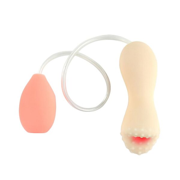 MASTURBADOR MASCULINO EM CYBERSKIN COM BOMBA DE SUCÇÃO SIMULADOR DE SEXO ORAL BAILE SI1084 - Imagem 2