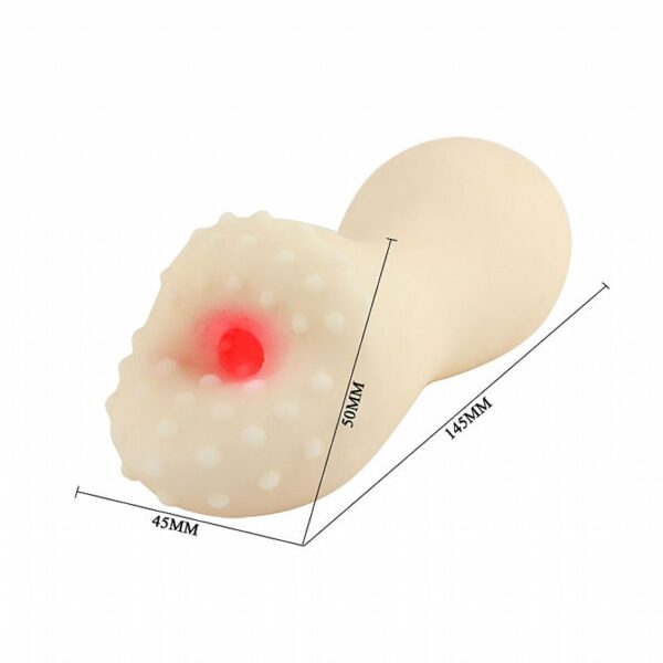 MASTURBADOR MASCULINO EM CYBERSKIN COM BOMBA DE SUCÇÃO SIMULADOR DE SEXO ORAL BAILE SI1084 - Imagem 6