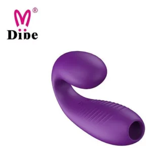 VIBRADOR DE CASAL MASSAGEADOR DE SUCÇÃO 7 MODOS DE VIBRAÇÃO CONTROLE REMOTO SEM FIO DIBE SEX MASSAGER DB-1934