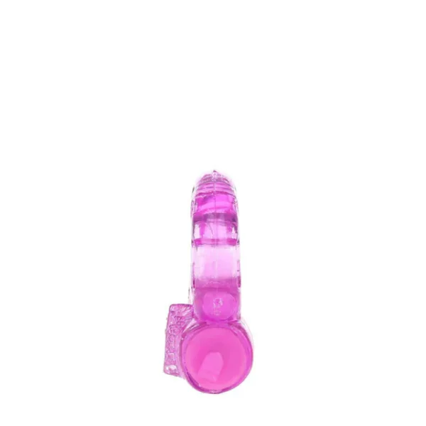 ANEL PENIANO COM CÁPSULA VIBRATÓRIA E SALIÊNCIA MASSAGEADORA COM FORMATO DE BORBOLETA  SI1801 (CONSULTE CORES) - Imagem 2