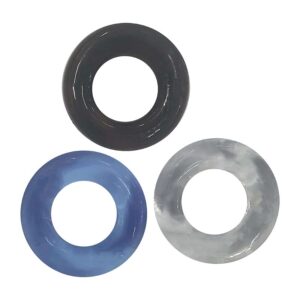 ANEL PENIANO KIT COM 3 X 3,7CM CORES DIVERSAS SI7307