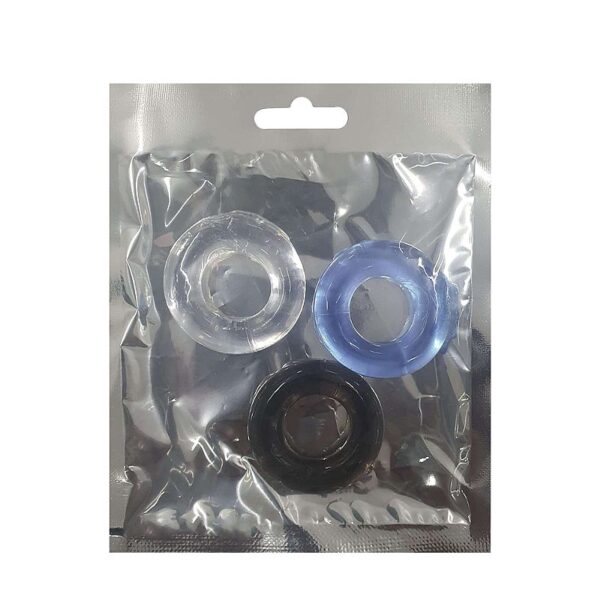 ANEL PENIANO KIT COM 3 X 3,7CM CORES DIVERSAS SI7307 - Imagem 7