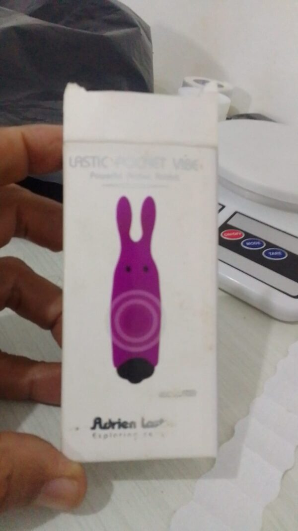 BULLET COELHINHO 10 MODOS DE VIBRAÇÃO ESTIMULADOR DE  CLITÓRIS CÁPSULA ADRIEN POCKET VIBE - Imagem 3