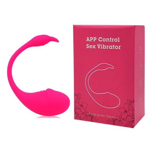 ESTIMULADOR DE PONTO E CLITÓRIS RECARREGÁVEL EM SILICONE COM 4 MODOS DE VIBRAÇÃO E CONTROLE VIA APP BLUETOOTH VIVID - Imagem 5