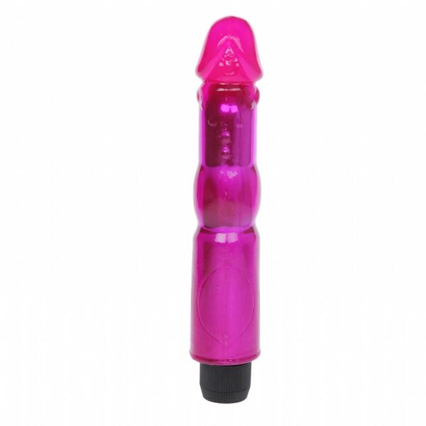 2020 - VIBRADOR SILICONE TRANSPARENTE ROTATIVO ESTIMULADOR COELHINHO MULTIVELOCIDADE 2 MOTORES 20,6X3,2CM 4XAA SI5333 - Imagem 2