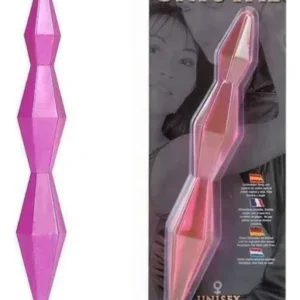 PLUG DILATADOR ANAL ESCALONADO SILICONE MACIO CRYSTAL  UNISSEX 2K713LPK-BCD