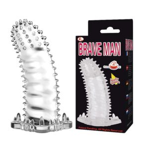 CAPA PENIANA PENIS BRAVE MAN COM TEXTURA BAILE SI6625