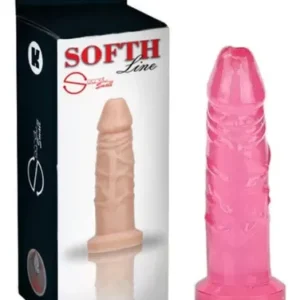 DILDO PRÓTESE PÊNIS REALÍSTICO 12,5X3CM SECRET SMALL SOFTH LINE KT314