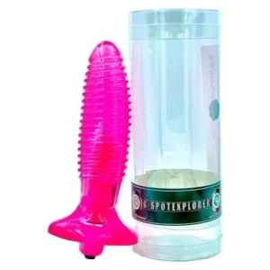 PLUG ANAL CÔNICO TEXTURIZADO CÁPSULA VIBRATÓRIA E VENTOSA YOUVIBE REF380