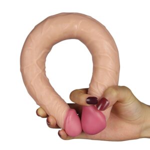 DILDO PRÓTESE PÊNIS REALÍSTICO DUPLO CASAL 36X4  LOVETOY SI5653