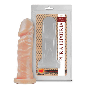 PÊNIS REALÍSTICO MACIÇO 15,3X4CM PURA LUXÚRIA SEXY FANTASY PA008