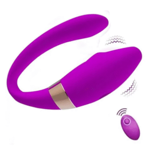 VIBRADOR CASAL IOU NDIVIDUAL RECARREGÁVEL USB 2 MOTORES 10 MODOS DE VIBRAÇÃO SWAN VIBE HB-1851
